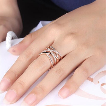 Multi-layer Line Cross Ring