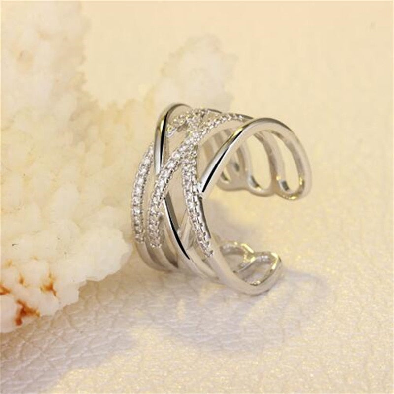 Multi-layer Line Cross Ring