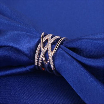 Multi-layer Line Cross Ring