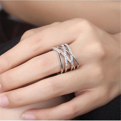 Multi-layer Line Cross Ring