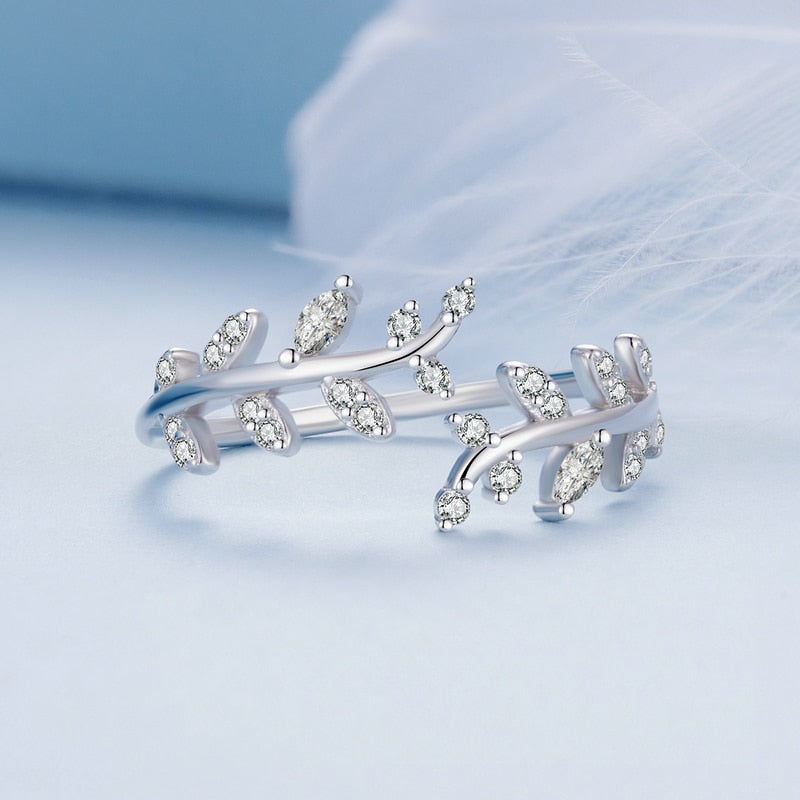 Korean Style Leaf Ring
