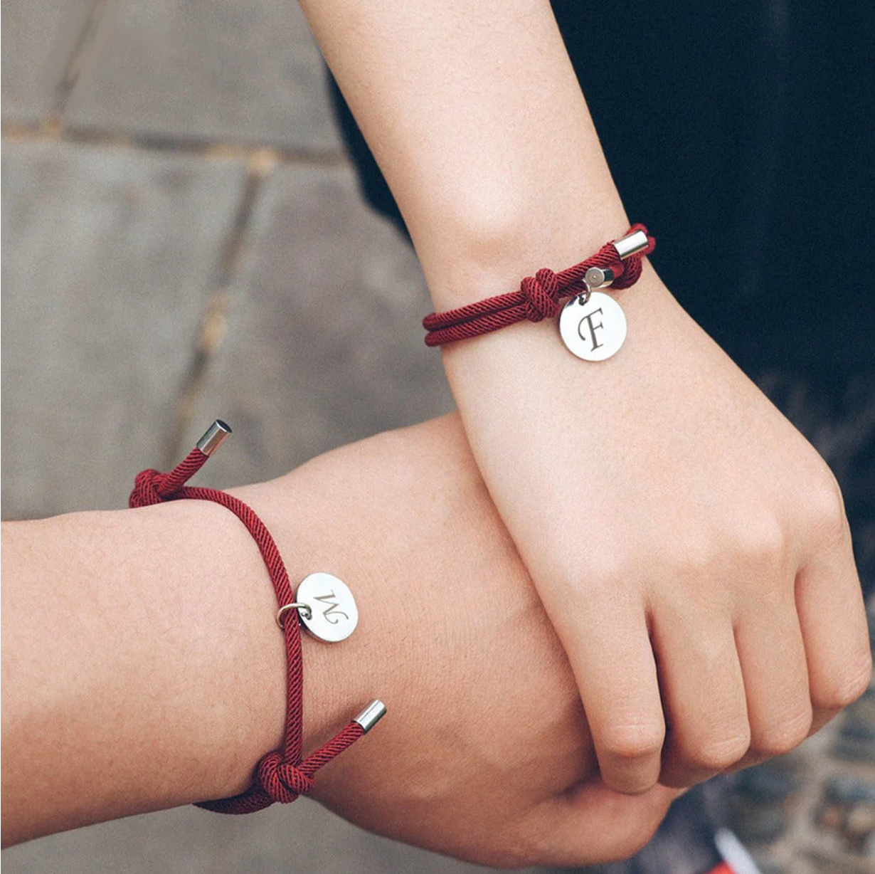 Engraved Love Letter Bracelet