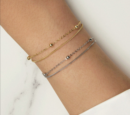 Double Layers Chain Bracelet