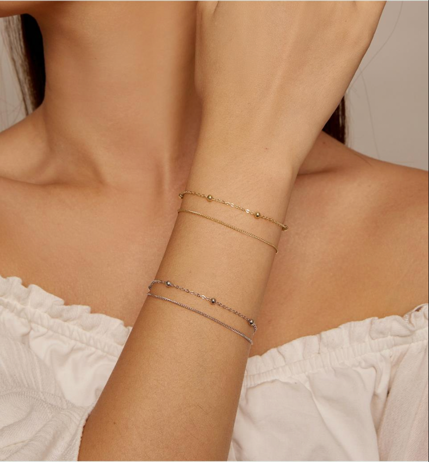Double Layers Chain Bracelet